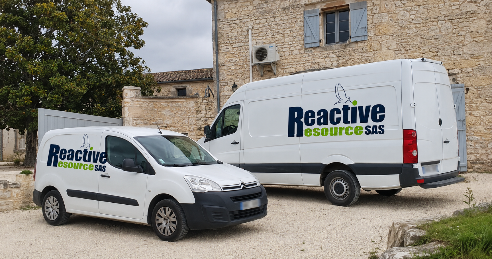 Reactive Resource branded vans