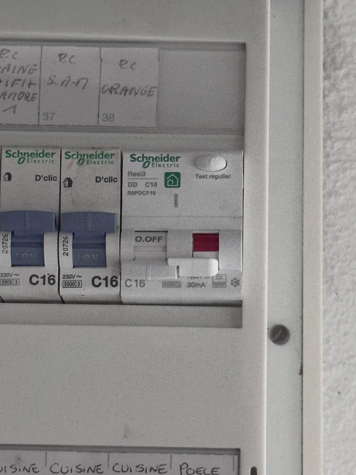 Protection électrique dédiée